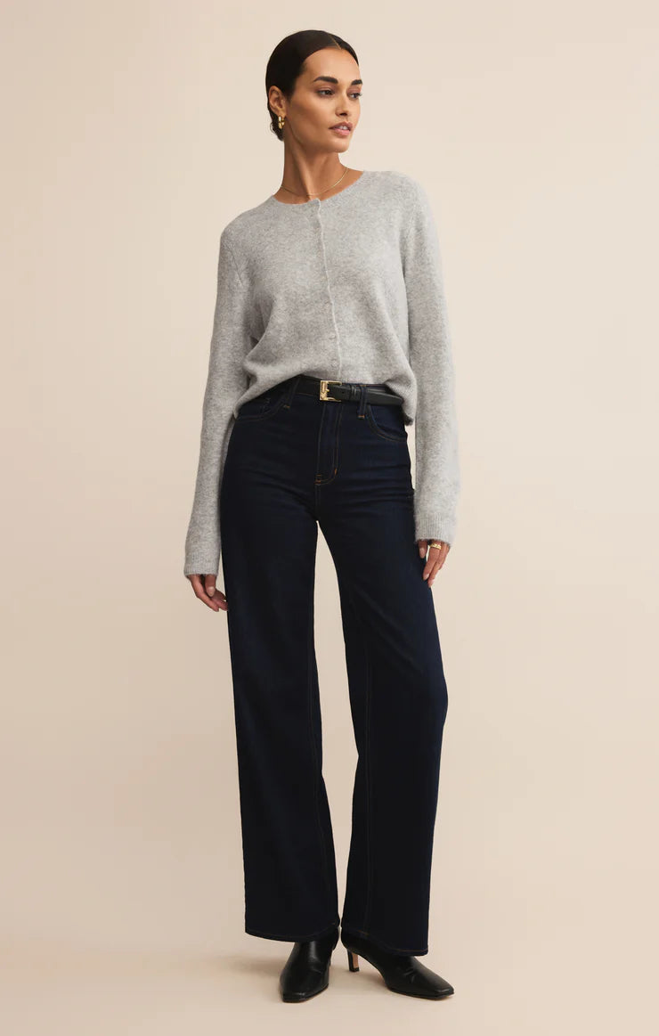 Medina Cardigan (Light Heather Grey)