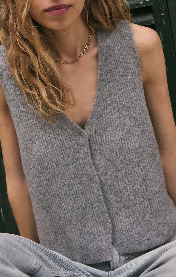 Bryce Sweater Vest (Medium Heather Grey)
