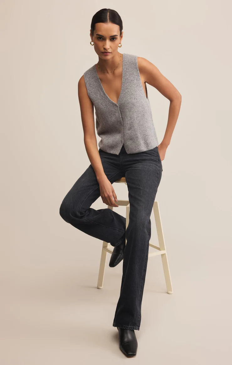 Bryce Sweater Vest (Medium Heather Grey)