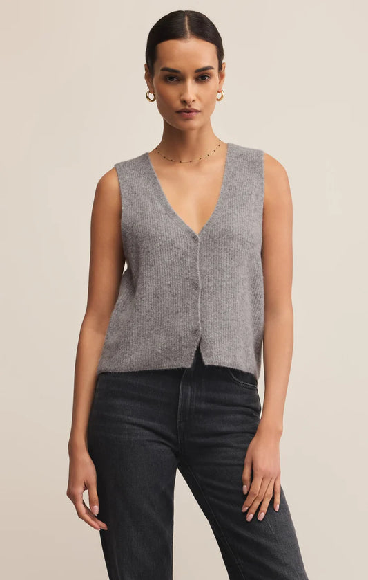 Bryce Sweater Vest (Medium Heather Grey)