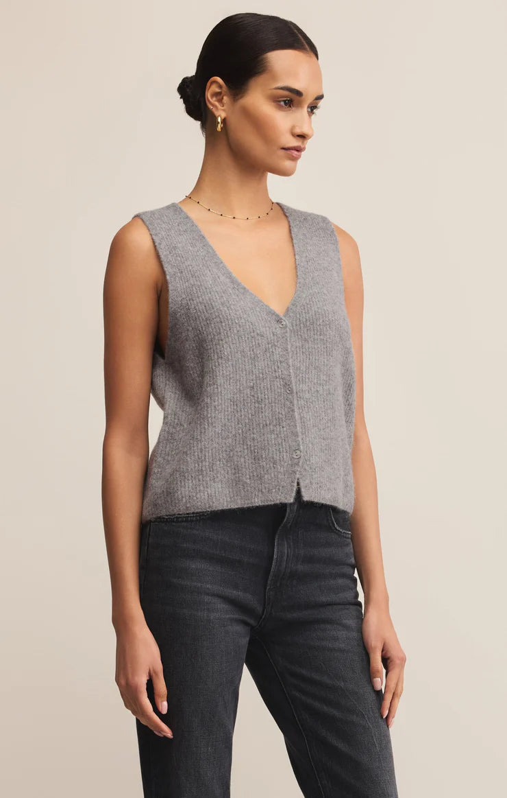 Bryce Sweater Vest (Medium Heather Grey)