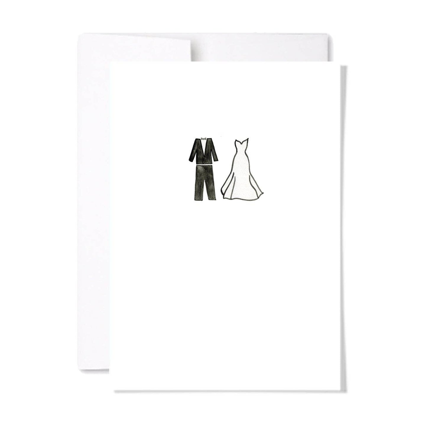 Bride and Groom Wedding Card