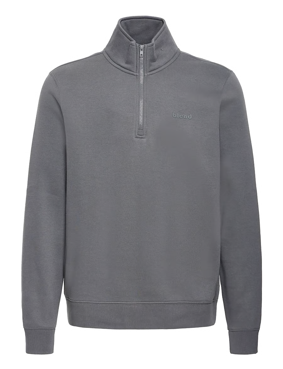 Bh Downtown Half Zip (Iron Gate)