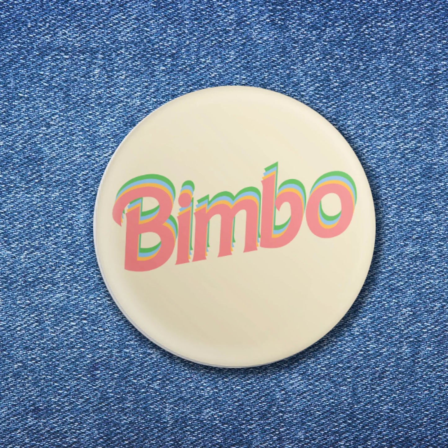 Bobby K Bimbo Button Pin