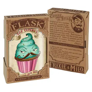 Bad Cupcake Flask