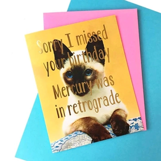 Sorry I Missed Your Birthday Card