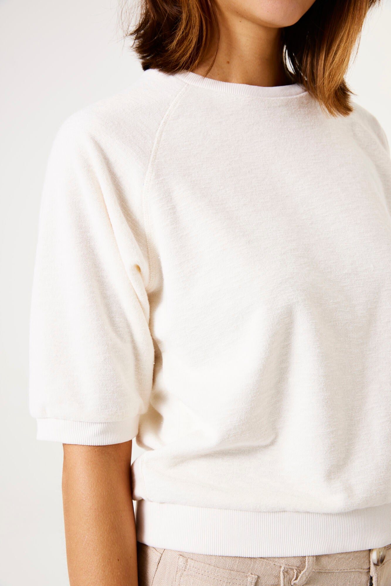 Pamela Sweater Shirt (Off White)
