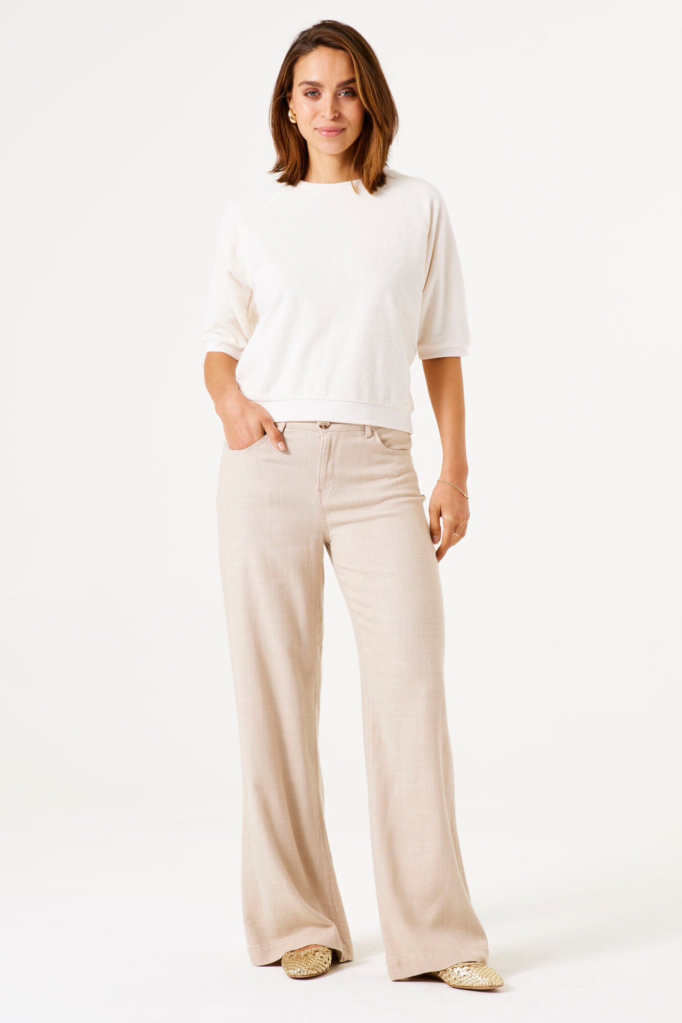 Pamela Sweater Shirt (Off White)