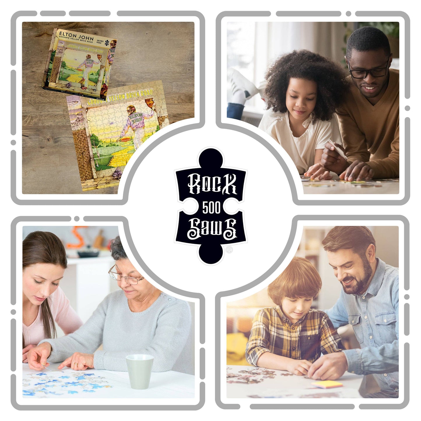 Elton John Goodbye Yellow Brick Road Jigsaw Puzzle (500 Pieces)