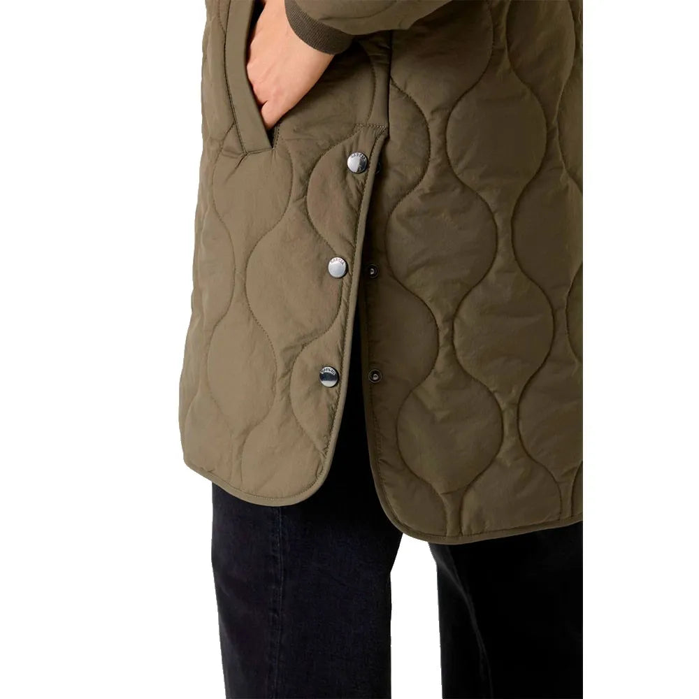 Lightweight Puffer Coat (Olive)