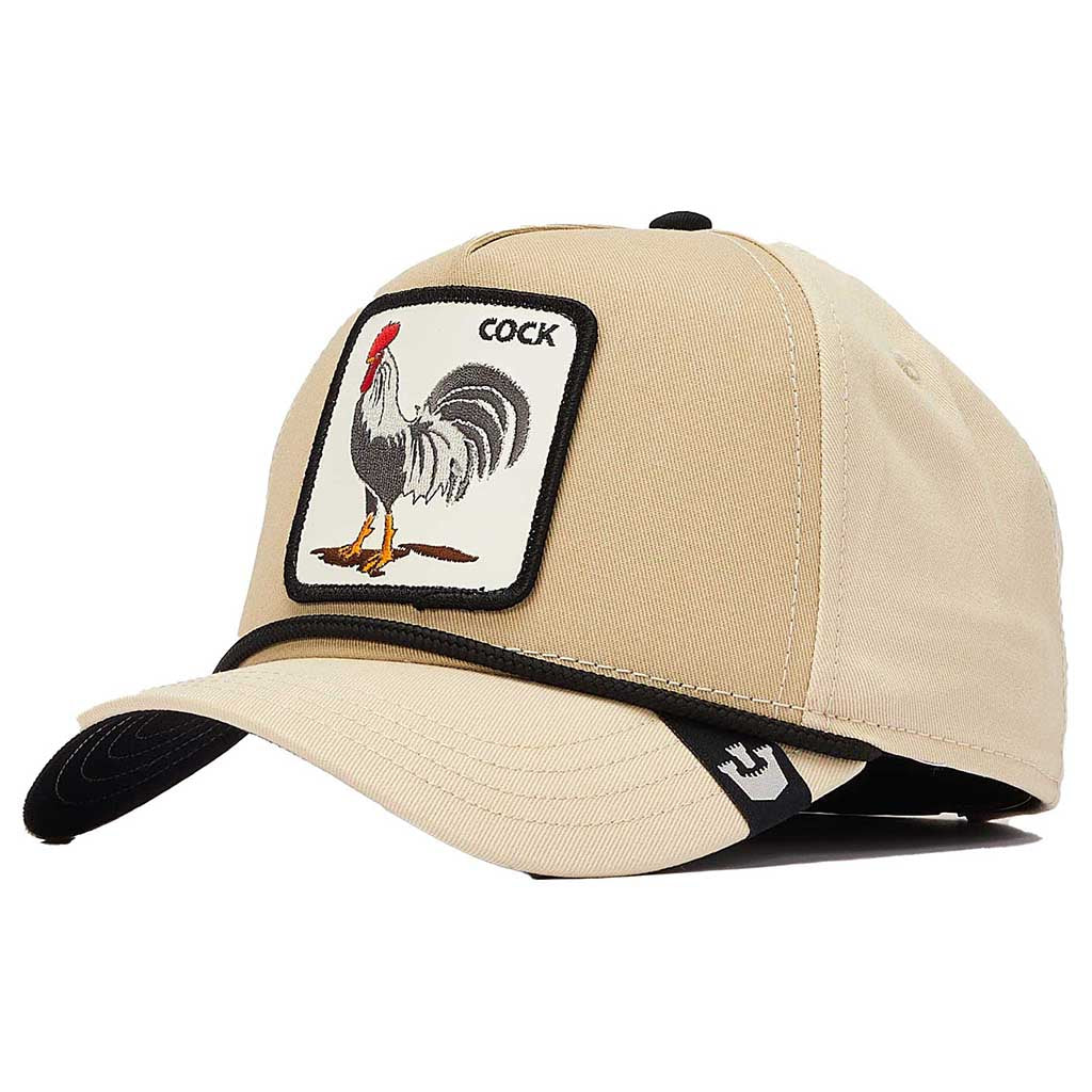 Goorin Bros Rooster 100 {Cock} Trucker Hat (Cream)