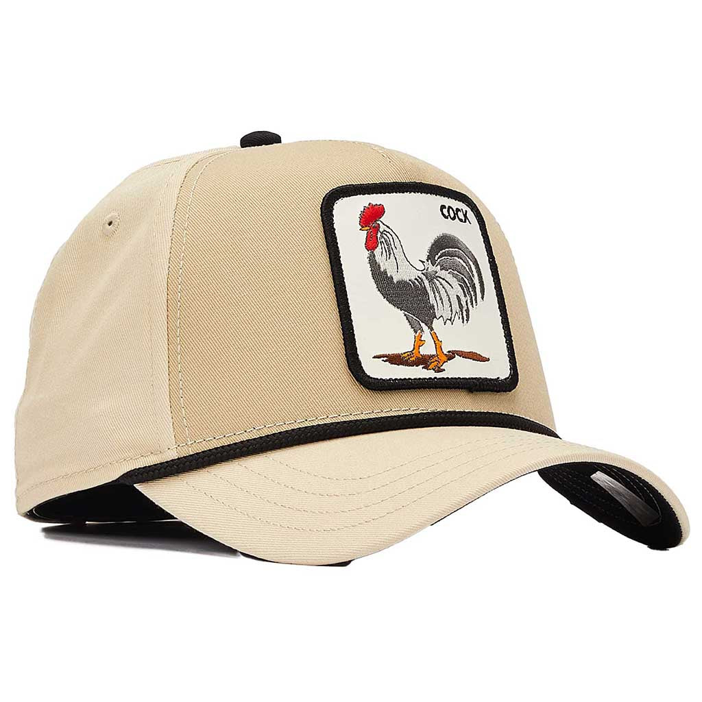 Goorin Bros Rooster 100 {Cock} Trucker Hat (Cream)