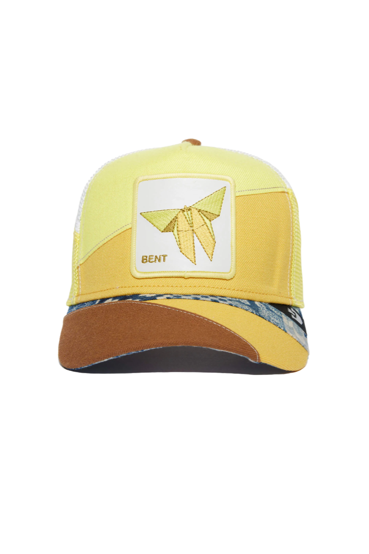 Goorin Bros Farmigami Transform {Bent} Trucker Hat (Yellow)