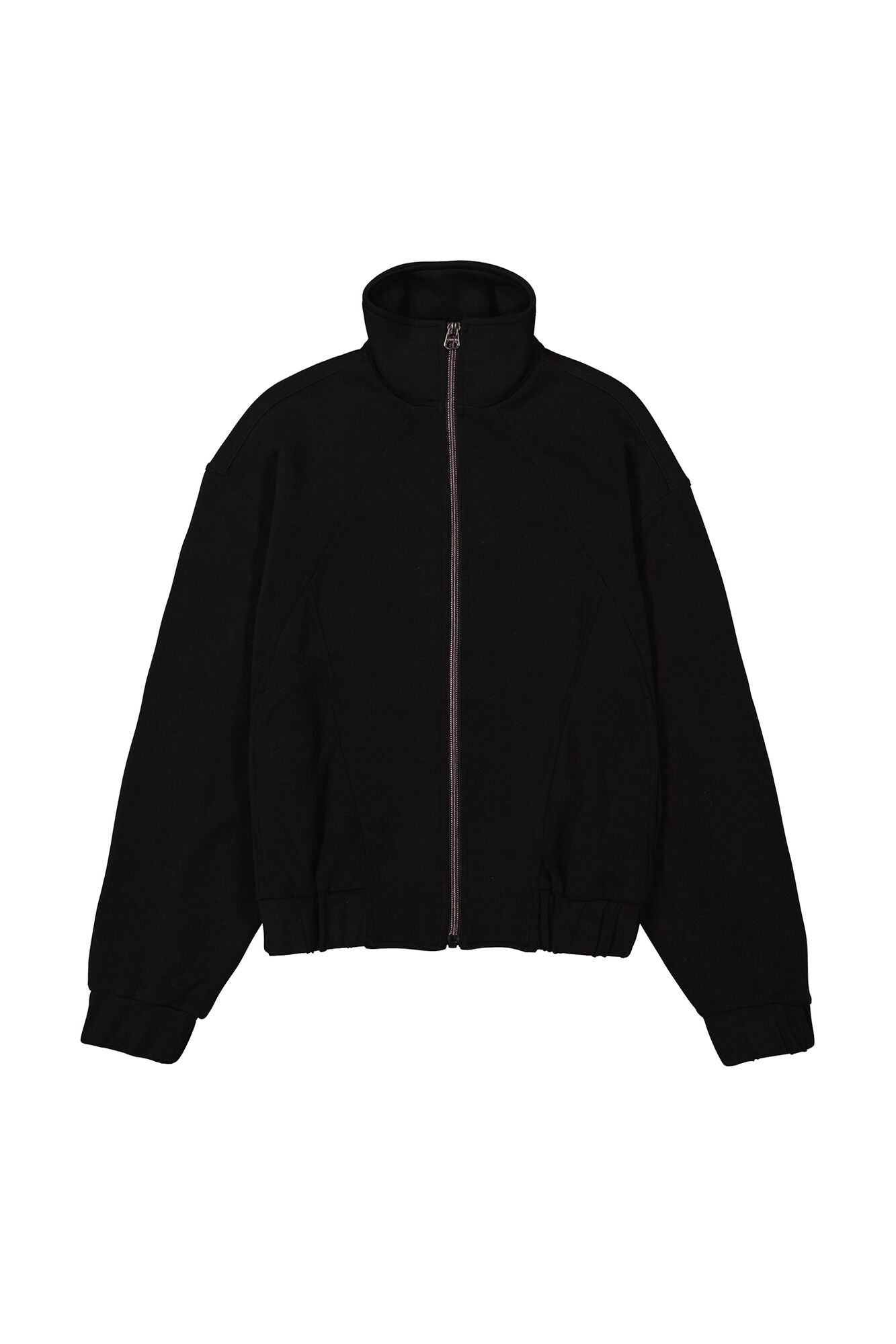 Stefania Zip Sweater (Black)