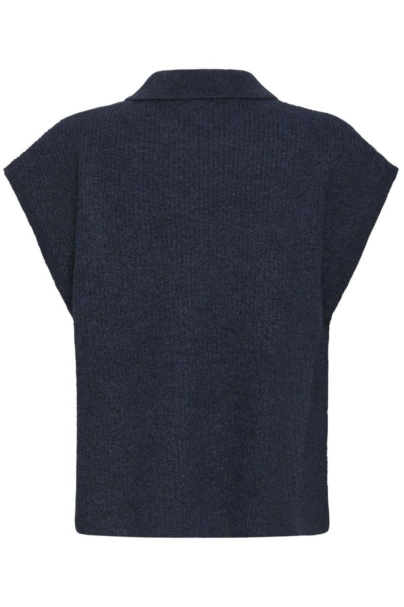 Iaylva Knit Poncho (Navy)