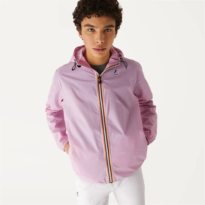 Claude Packable Unisex Rain Jacket (Pink Lavender)