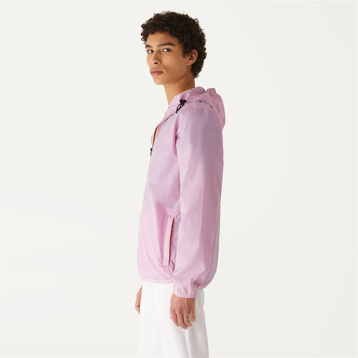 Claude Packable Unisex Rain Jacket (Pink Lavender)