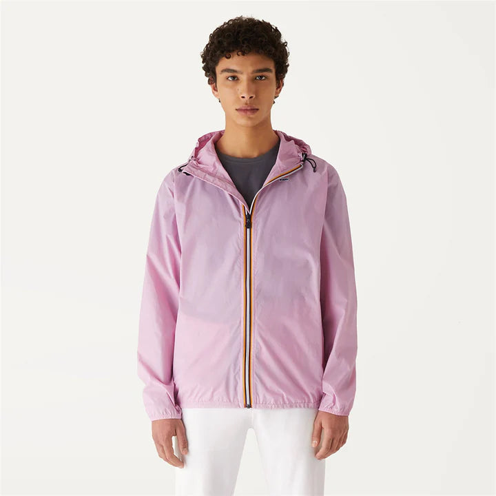 Claude Packable Unisex Rain Jacket (Pink Lavender)