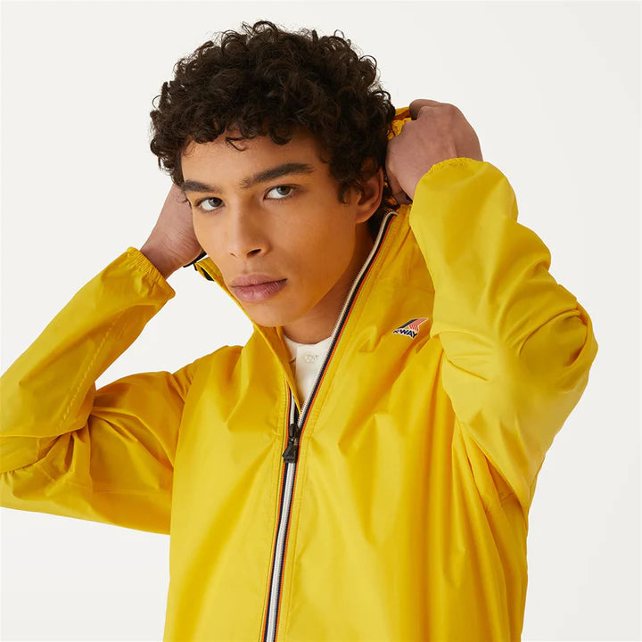Claude Packable Unisex Rain Jacket (Dark Yellow)