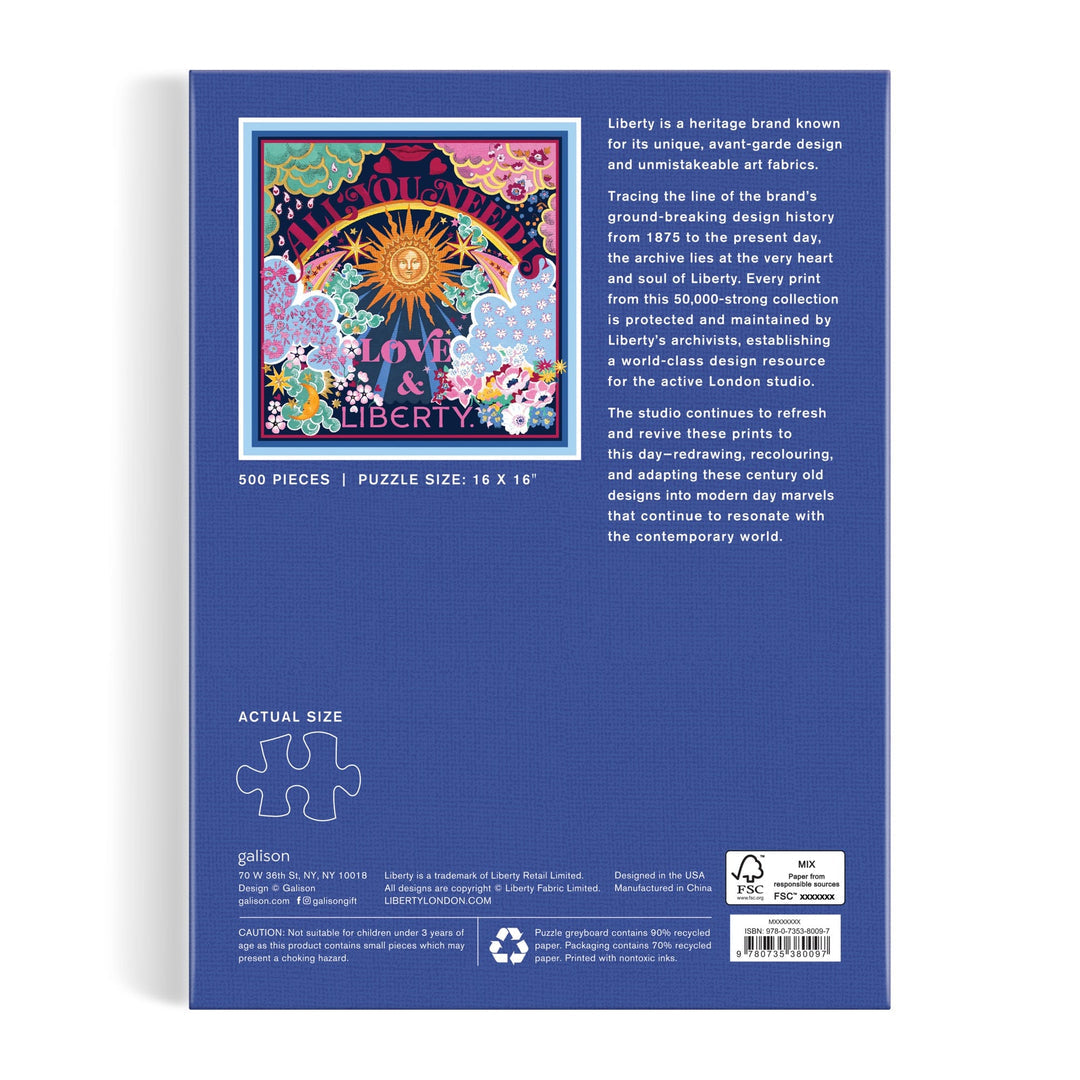 Liberty All You Need is Love 500-Piece Book Puzzle - image 6