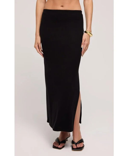 Jalen Midi Skirt (Black)