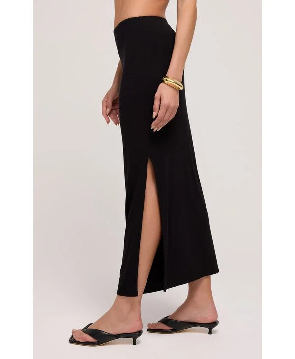 Jalen Midi Skirt (Black)