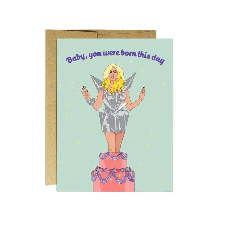 Lady Gaga Birthday Card