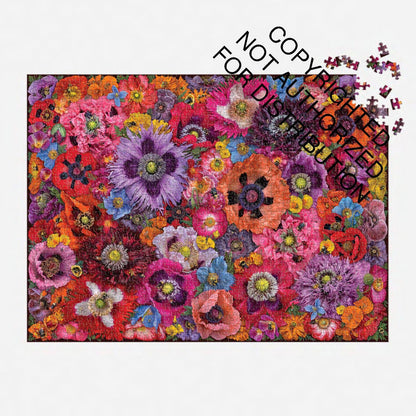 Bees in the Poppies 1000 Piece Puzzle