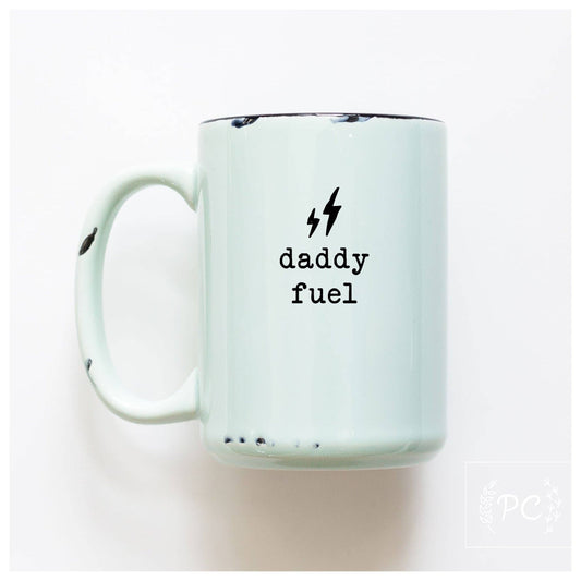 Daddy Fuel | Ceramic Mug (Green)