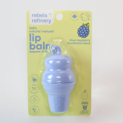 Ice Cream Lip Balm BLISTER 100% Natural (Blue Sour Raspberry)