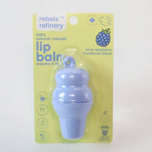 Ice Cream Lip Balm BLISTER 100% Natural (Blue Sour Raspberry)