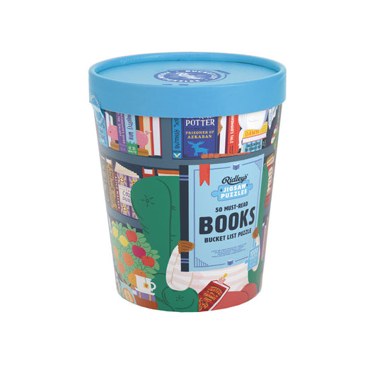 50 Must-Read Books Bucket List 1000-Piece Puzzle