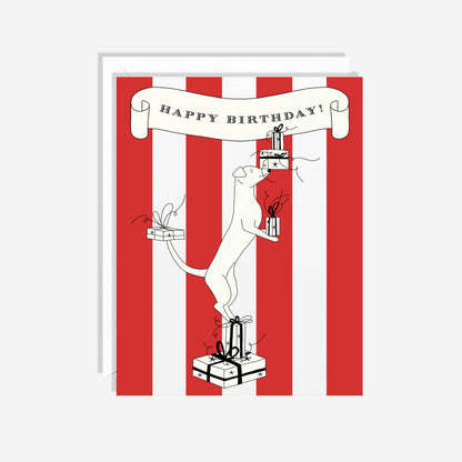 Luna the Circus Dog | Illustrated Birthday Card