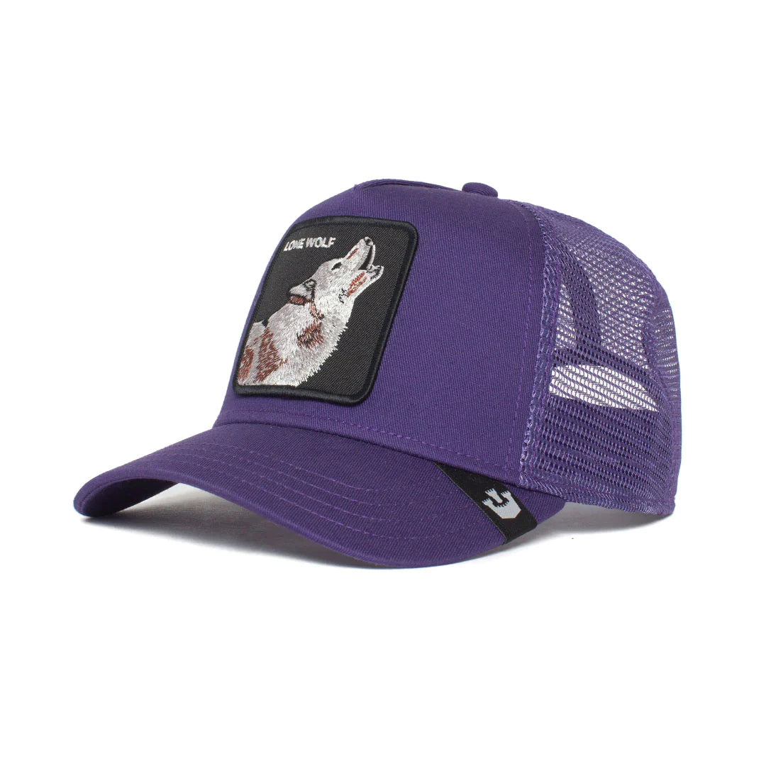 Goorin Bros The Lone Wolf Trucker Hat Purple Buck s Hard Goods