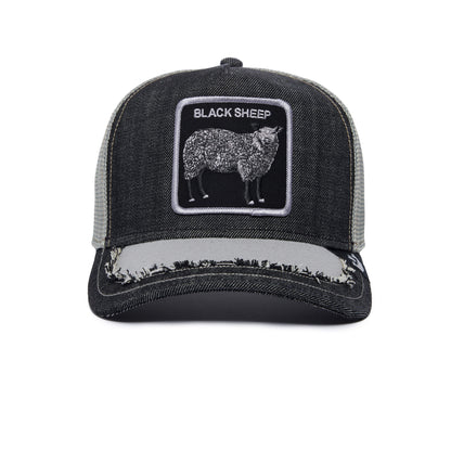 Goorin Bros Silky Sheep {Black Sheep} Trucker Hat (Black)