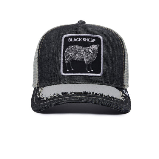 Goorin Bros Silky Sheep {Black Sheep} Trucker Hat (Black)