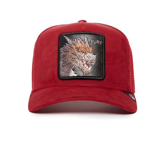 Goorin Bros Suede Dragon {Fury} Trucker (Burgundy)