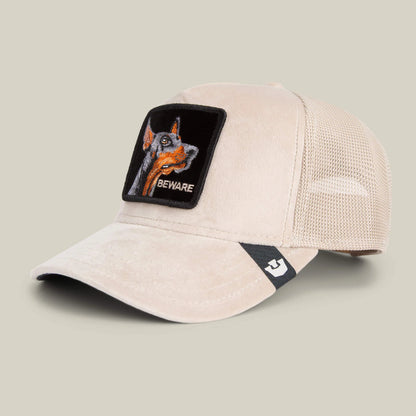 Goorin Bros Velour Doberman {Beware} (Biscuit)