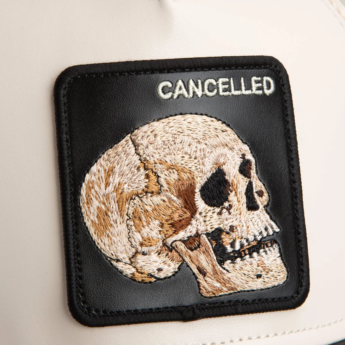 Faux Leather Skull