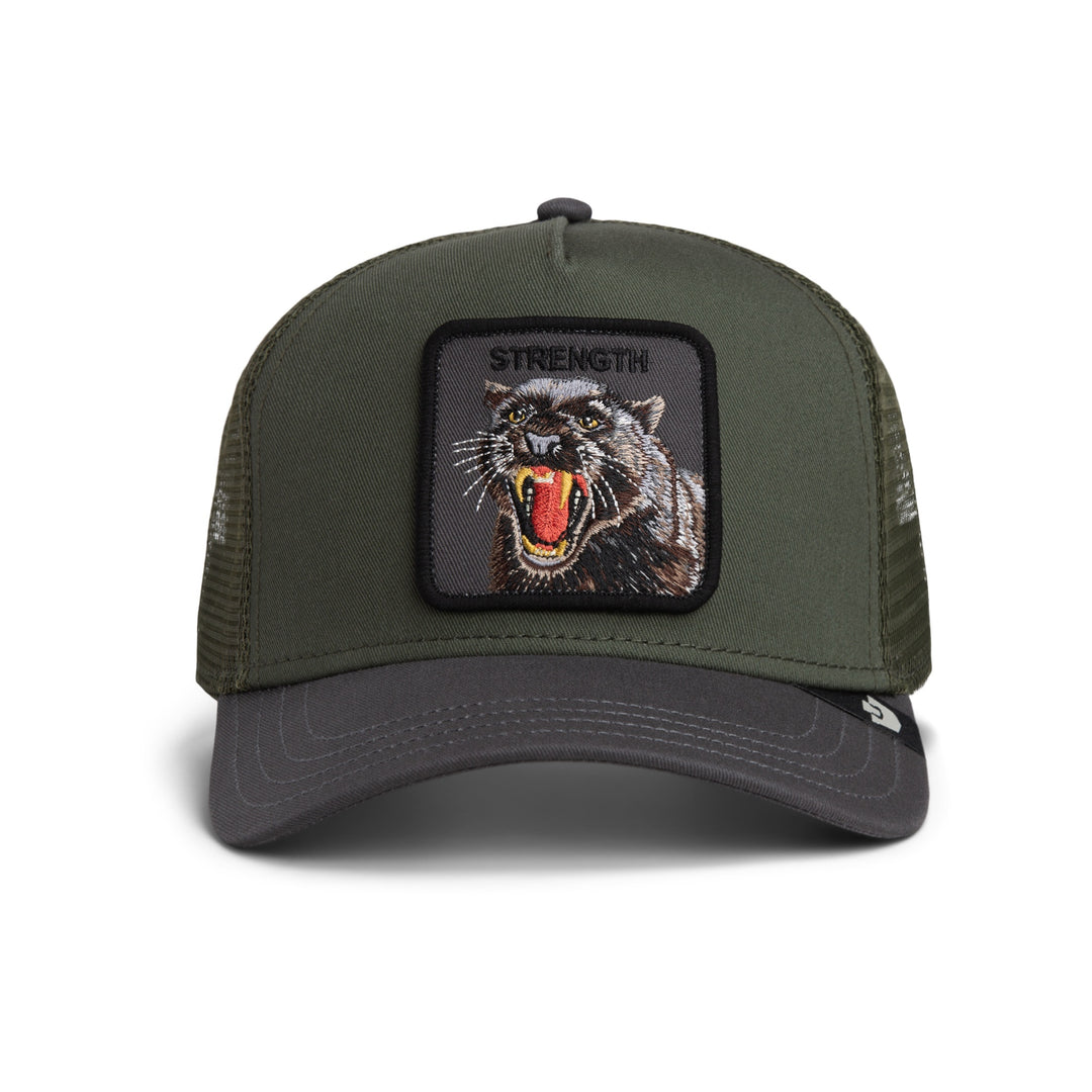 Strength Panther Trucker (Palms) front view