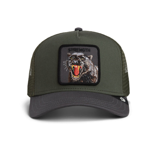 Strength Panther Trucker (Palms) front view