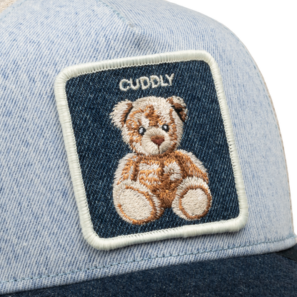 Goorin Bros Denim Cuddly (Light Denim) - detail view