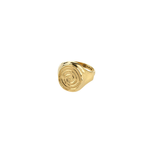 Air Recycled Spiral Chunky Ring (Gold)