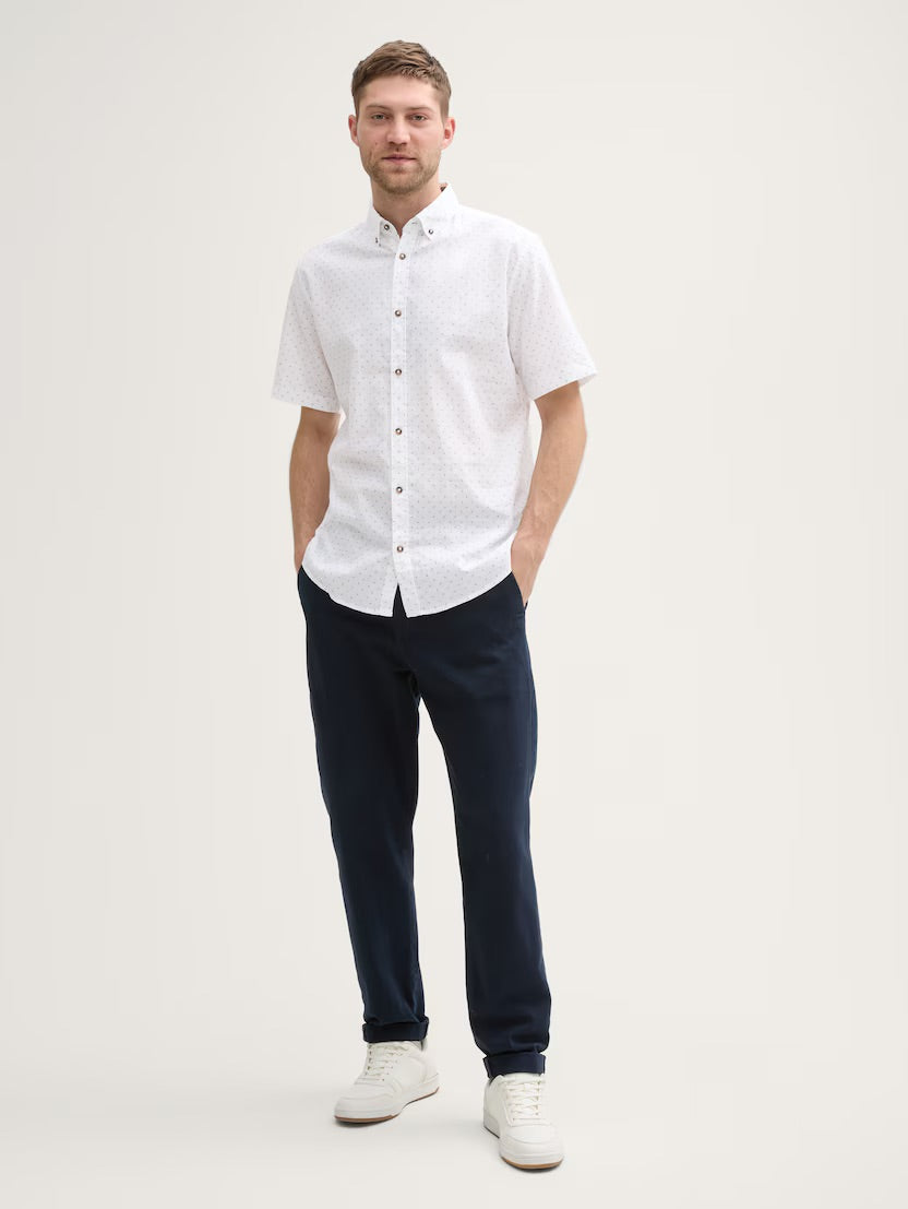 Cayman Linen Short-Sleeved Shirt