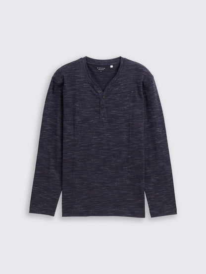 Patrice Long Sleeve Shirt (Spacedye Navy)