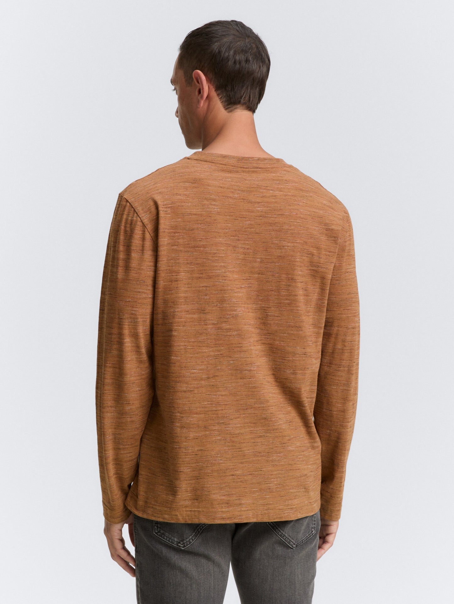 Patrice Long Sleeve Shirt (Spacedye Rust)
