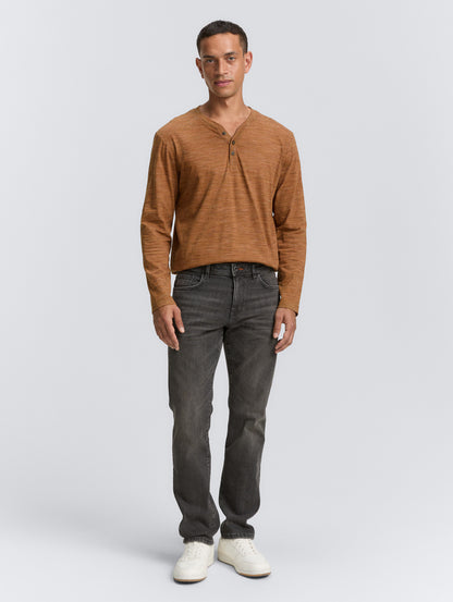 Patrice Long Sleeve Shirt (Spacedye Rust)