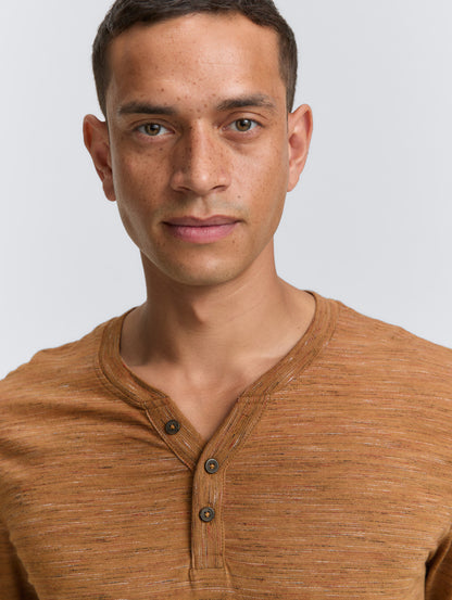 Patrice Long Sleeve Shirt (Spacedye Rust)