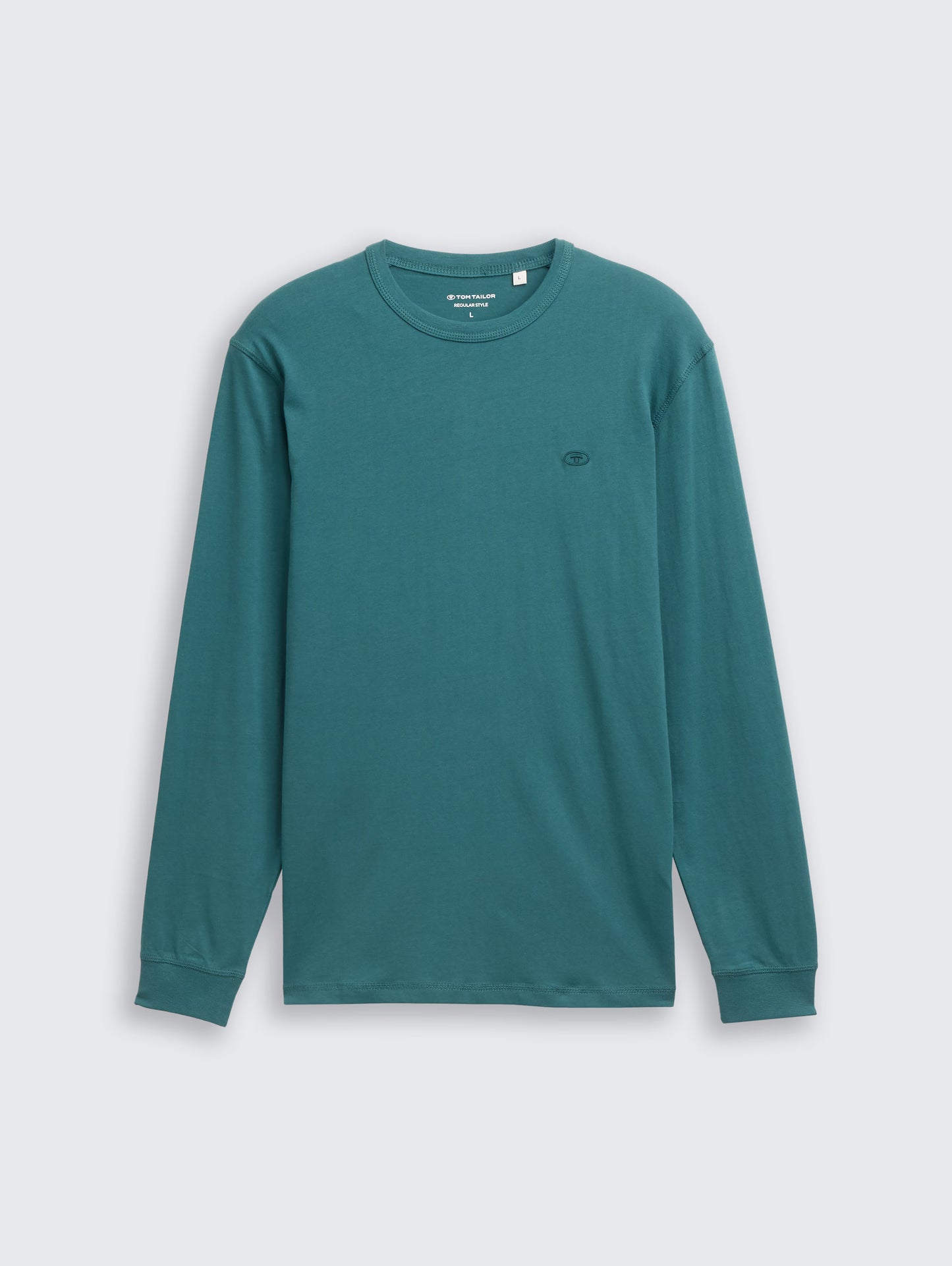 Geoff Long Sleeve Crewneck Shirt (Teal)