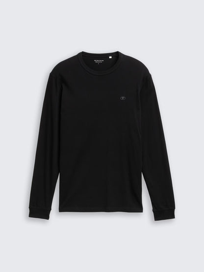 Geoff Long Sleeve Crewneck Shirt (Black)